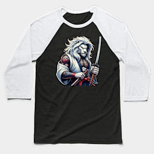 Lion king samurai Baseball T-Shirt